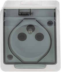 Elektro Plast Single External Waterproof Grey P...