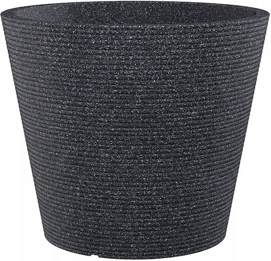 Scheurich Kunststoff-Blumentopf Schwarz Granit 40x40cm Scheurich Kunststoff-Blumentopf Schwarz Granit 40x40cm