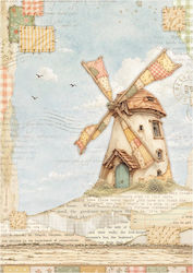 Ριζόχαρτο Ντεκουπάζ Stamperia 21x29cm A4 Cozy F...