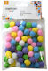 Metron Craft Πομ Πομ Χειροτεχνίας 2cm Χρωματιστά Pastel 80 Τεμ