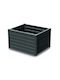 Prosperplast Kunststoff Blumentopf Anthrazit 75,6x61,8x46cm