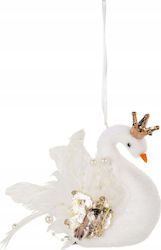 Weihnachtsbaumschmuck Federleicht Stoff Weiß 10x17cm Weihnachtsbaumschmuck Federleicht Stoff Weiß 10x17cm