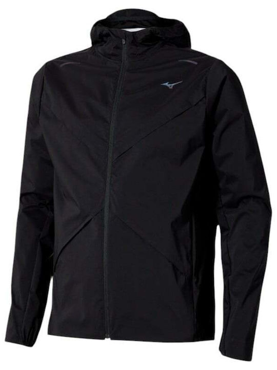 Mizuno Geacă Termică Waterproof Neagră