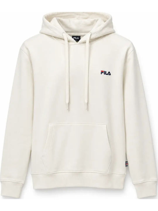 FILA Γυναικείο Φούτερ με Κουκούλα White