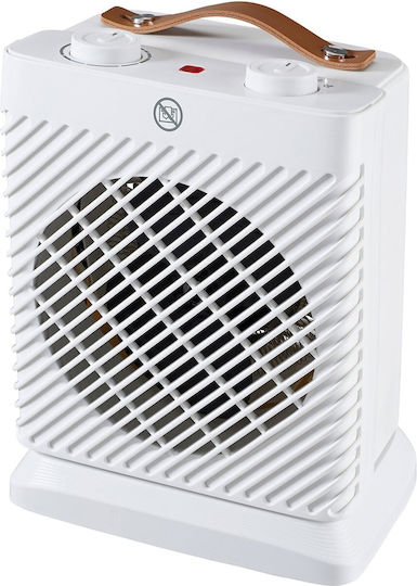 Oscilant Radiator electric de tip ventilator de utilizare generală de podea Alb 2000W