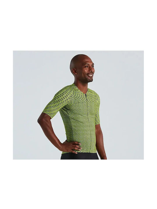 Specialized Tricou De Ciclism Cu Mâneci Scurte Pentru Bărbați Verde