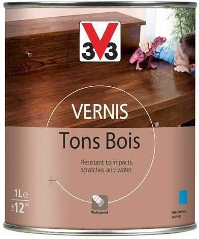 V33 Furniture Βερνίκι Επιφάνειας Νερού Δρυς 1lt