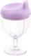 Kinderbecher aus Kunststoff Lila 150ml