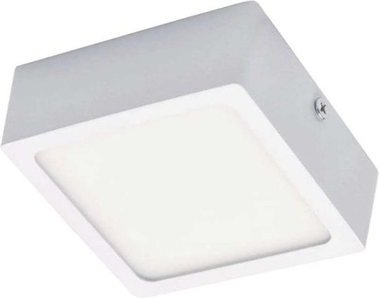 Tope Τετράγωνο Χωνευτό LED Panel 8W με Φυσικό Λευκό Φως 4000K