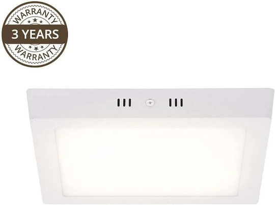 Domoletti LED Panel 24W με Θερμό Λευκό Φως 3000K