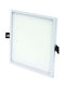 Tope Panou LED Paralelogram 22W cu Lumină Alb Natural 4000K 16.8x3cm