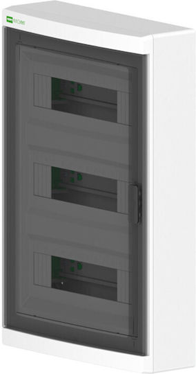 Elektro Plast Wall Mounted Electrical Fuse Box 3 Rows 12 Elements