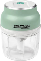 Kraft & Dele Mini Tocatoare Multi 28W cu Recipient 230ml Alb Kraft & Dele Mini Tocatoare Multi 28W cu Recipient 230ml Alb