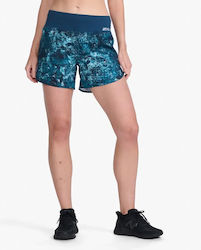2XU Γυναικείο Σορτς Trailscape - Bluejay Silver Reflective