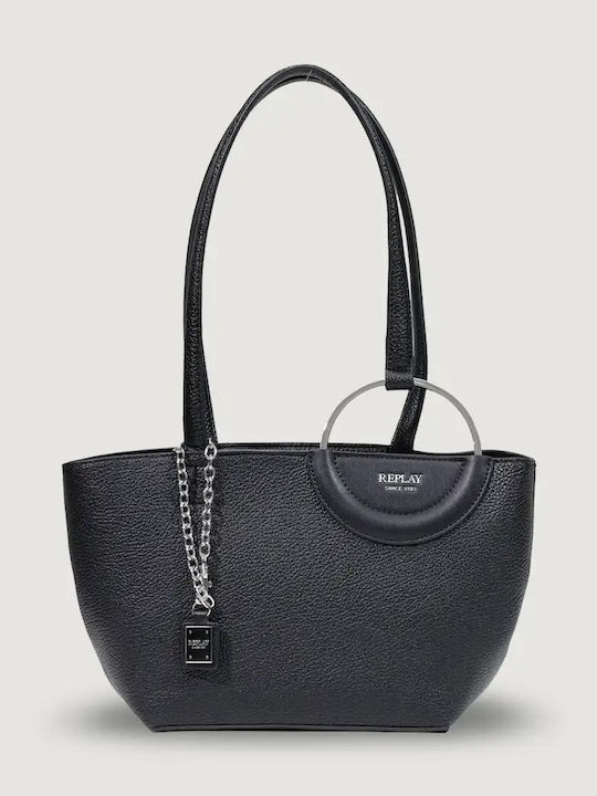 Women's Black Shopper Bag