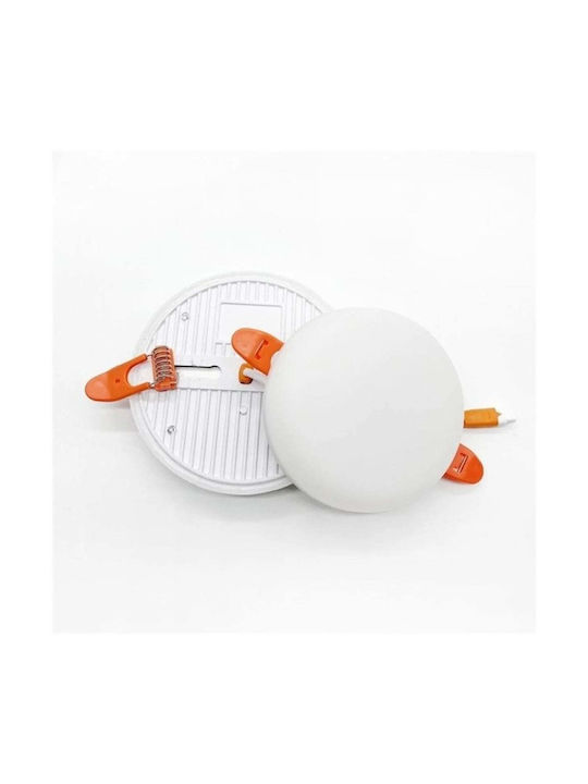 Domoletti Spot Rotund Din Plastic De Tavan Alb