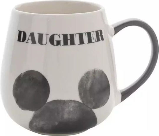 Wärmeempfindliche Keramiktasse mit Deckel Schwarz 350ml