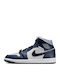 Jordan 1 Mid Ghete Pentru Femei Albastru Marin