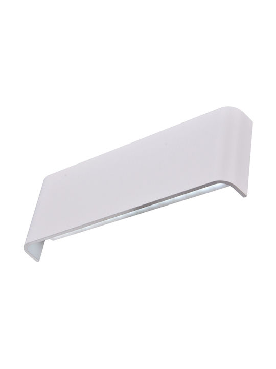 Domoletti Moderne Wandleuchte mit Integrierte LED Weiß 24cm