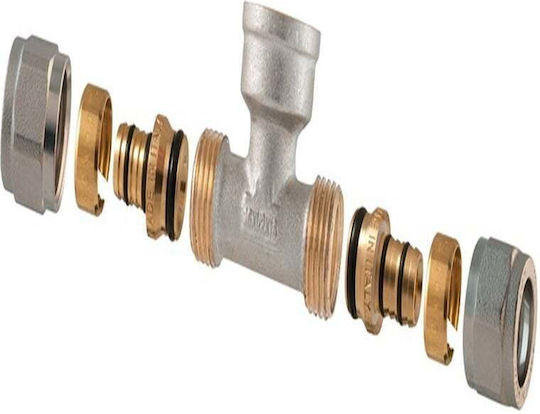 TDM brass Ταφ Σύνδεσης Σωλήνα 1/2"