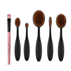 Set Profesional cu Pensule de Machiaj 6 Bucăți