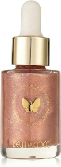 Highlighter Lichid Pentru Față Kevin&coco Instant Anti Age Nuanță Bronze Efect Radiant Glow Luminous Bronze 3.5x3.5x8.5cm