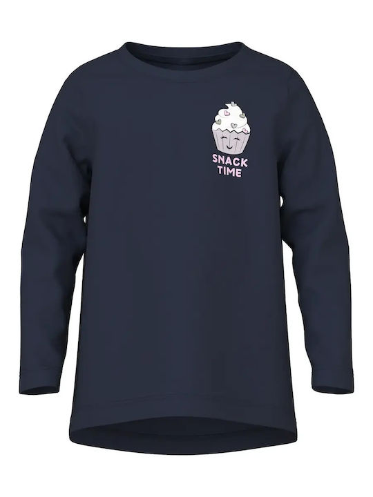 Name It Kids Long-Sleeved Blue Blouse