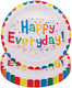 Set 10 Farfurii Vesele Zilnice Flippy 17 Cm 300 G Hârtie Multicolor