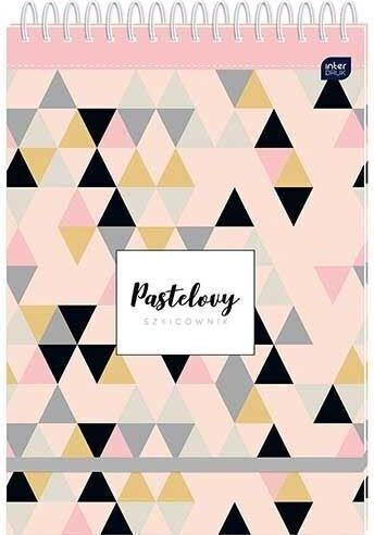interDRUK Spiral Notepad 80 Sheets with White Pages with Hard Cover and Rubber Band