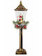 Weihnachts Schneekugel Beleuchtete Ampel Batterien 17x56.5cm