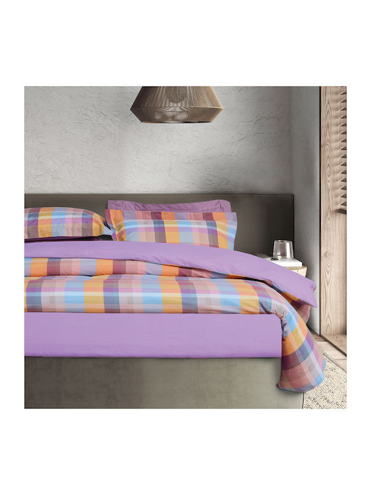 Das Home 5456 Комплект чаршаф с 2 калъфки за въ...
