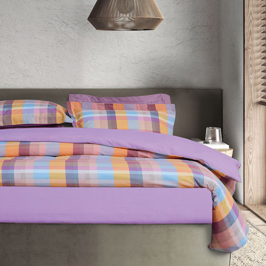 Das Home 5456 Комплект Кралица 3 Части 170x260+35см с Еластична лента Многоцветен