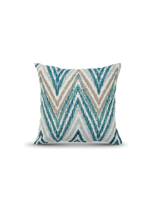 Lino Home Decorative Pillow Case Yeda Blue 43x43cm