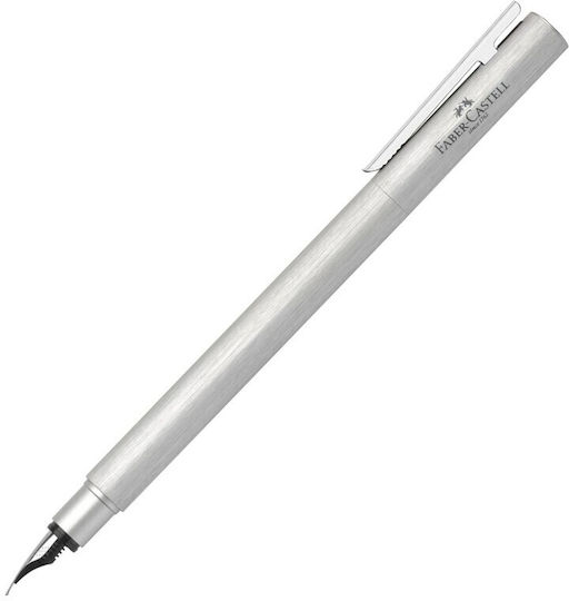 Faber-Castell Fountain Pen Medium Silver Aluminum