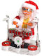 Decorative Christmas Santa With Musical Red 20x17cm