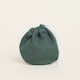 Beauty Home Fabric Gift Bucket Bag Green 13x14cm