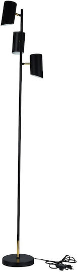 Domoletti Floor Lamp with GU10 Bulb Base Black
