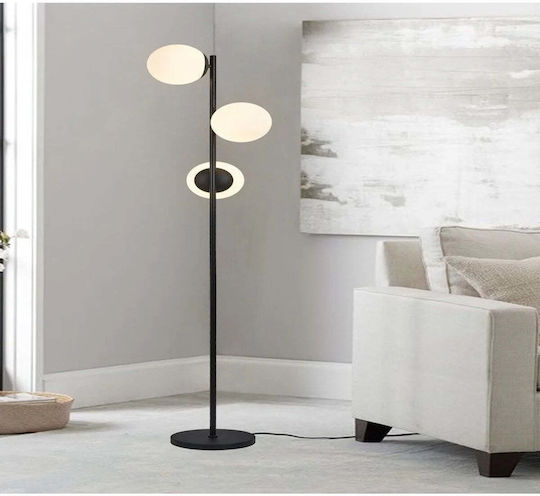 Domoletti Floor Lamp with Lamp Bulb Base for G9 Black