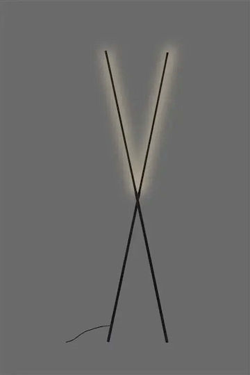 Domoletti LED Floor Lamp 1100lm Black