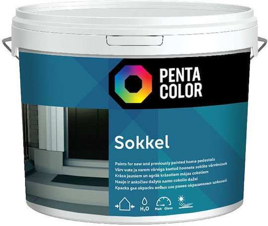 Pentacolor Pentacolor Innen- und Außenfarben für Häuser Fassadenfarbe Sokkel C 3lt
