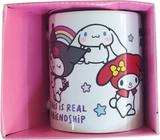 Hello Kitty Keramiktasse Weiß
