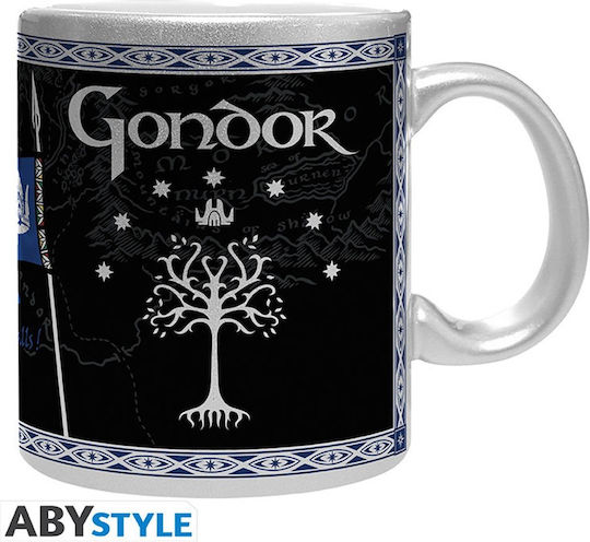 Abysse Gondor Cană Ceramică Argintie 320ml