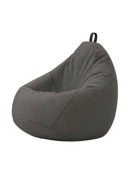 Fotoliu Puf Pară Impermeabil Canvas Graphite 70...