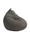 Πουφ Αχλάδι Αδιάβροχο Anthracite 70x70x80cm