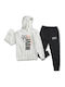 Kids Sweatpants Set White