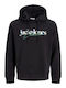Sweatshirt mit Kapuze Schwarz