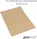 Polsirhurt Handwerksfilz Braune 20x30cm