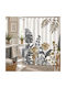 My Home Luxury My Home Luxury Stoff Duschvorhang 180x180cm