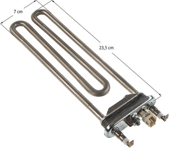 Heizelement Für Waschmaschinen Bosch Aeg Zanussi 1950 Watt Sensor Thermischer Sicherheits-Temperaturbegrenzer