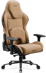 Diablo X.One Scaun Gaming Din Piele Sintetica Cu Brațe Ajustabile Camel Brown